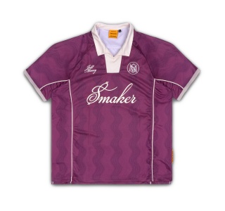 FOOTBALL POLO JERSEY IN PURPLE