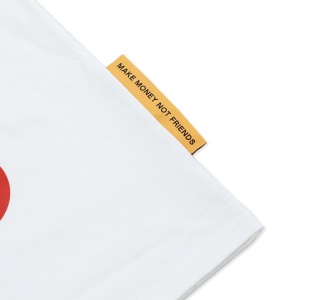 DEAL WITH THE DEVIL TEE IN WHITE