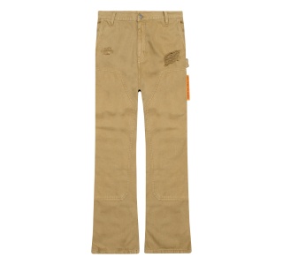 $MAKER x SWE CARGO FLARE PANTS IN BROWN